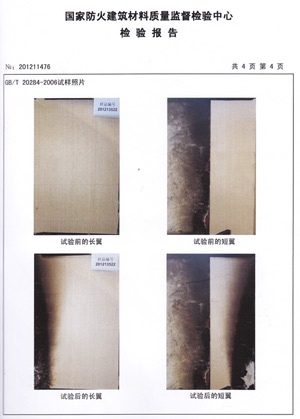 黄瓜视频APP免费下载燃燒性能檢驗報告(中)